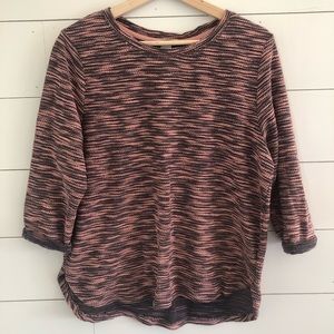 Knit 3-quarter sleeve blouse - sz s